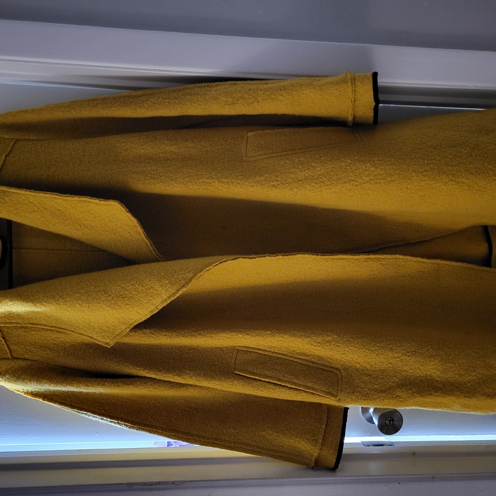 Zara Yellow Trench Coat for Chic Style